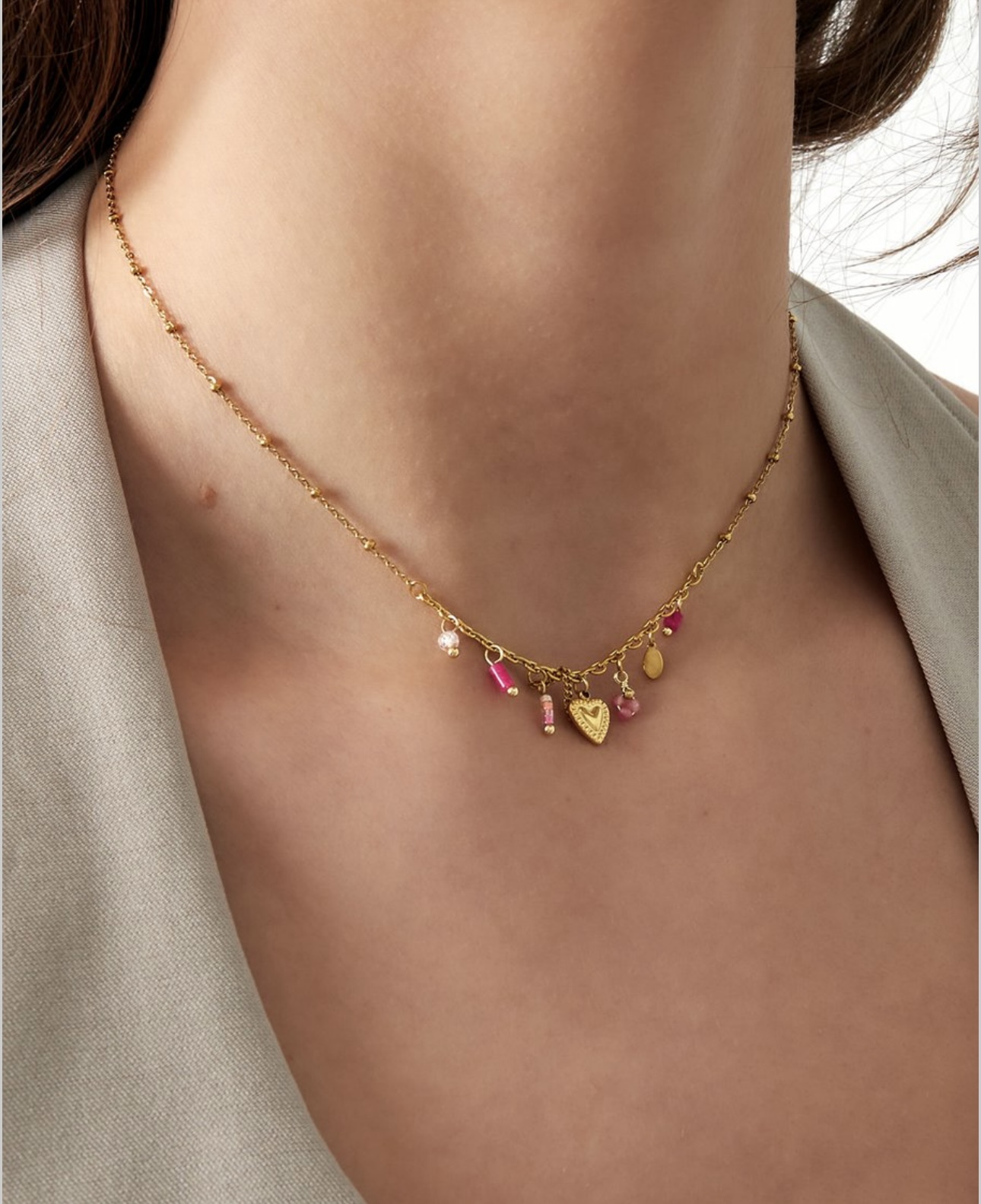 PINK BEDELKETTING