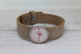 Cuoio armband Camel