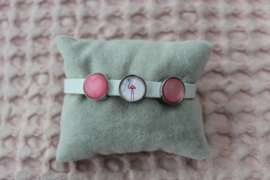 Cuoio armband wit