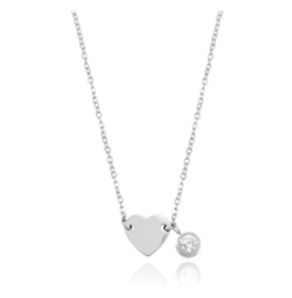 Stainless steel ketting Hartje