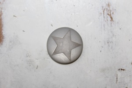 Polaris cabochon 12mm matt Ice grey