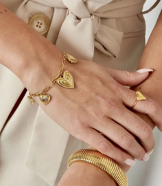 BEDELARMBAND HARTJES