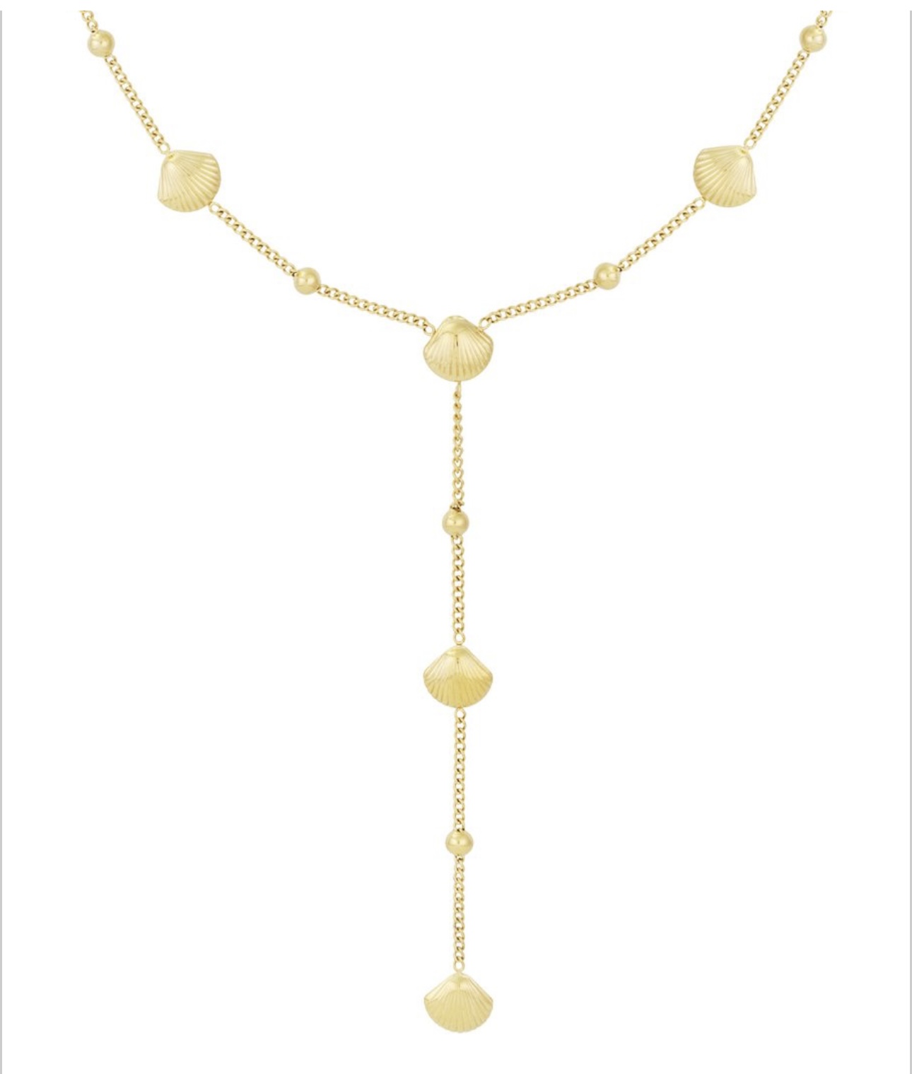 Y-KETTING MET SCHELPJES