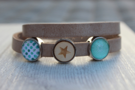Dubbele Cuoio armband