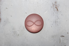 Polaris cabochon 12mm infinity matt  Antique Pink