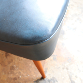 Vintage cocktail fauteuil blauw