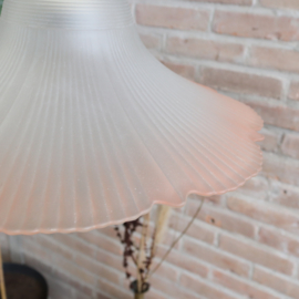 Vintage lamp melkglas roze