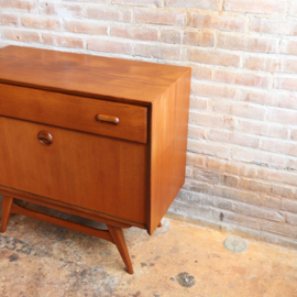Vintage tv meubel klein dressoir Louis Van Teeffelen Voor Wébé
