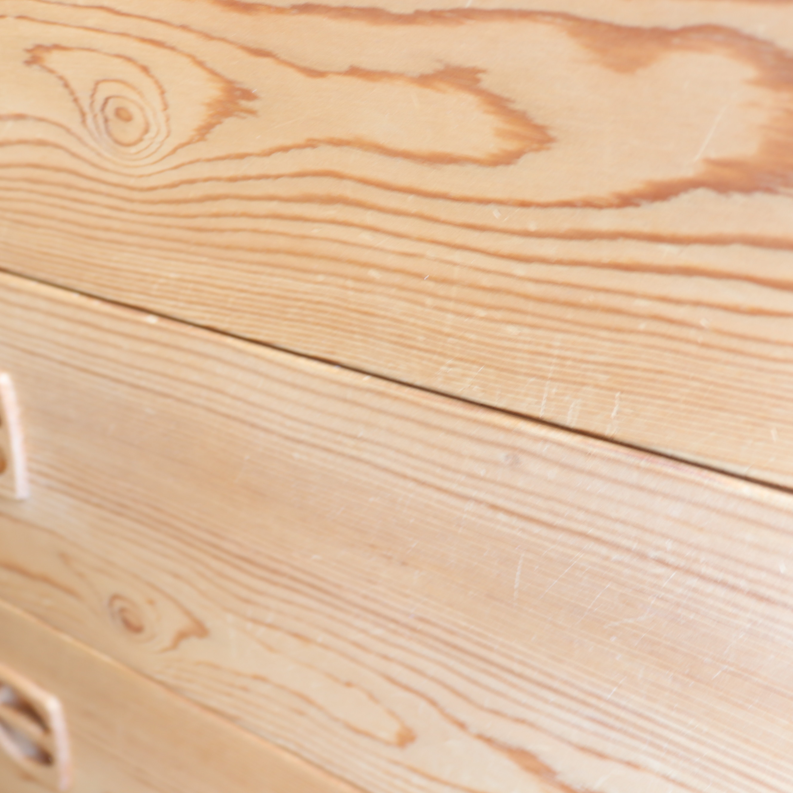 Vintage ladekast licht hout