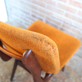 Vintage eettafel stoel Louis van Teeffelen