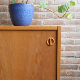 Vintage Deens dressoir jaren 70 licht hout
