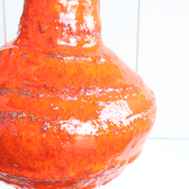 Vintage vaas germany oranje groot
