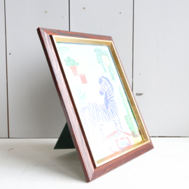 Vintage houten goud  foto lijst