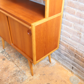 Vintage hoge kast boeken secretaire