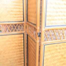 Vintage kamerscherm rotan