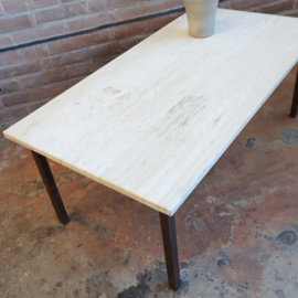 Vintage travertin salontafel