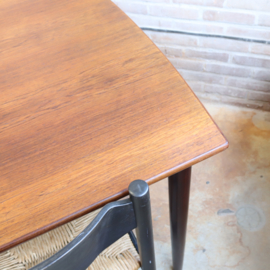 Vintage Deense eettafel uitschuifbaar jaren 60