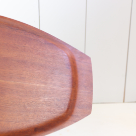 Vintage plywood dienblad Mid-Century
