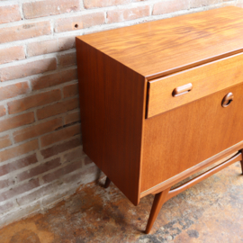Vintage tv meubel klein dressoir Louis Van Teeffelen Voor Wébé