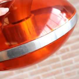 Vintage Dijkstra hanglamp oranje space-age