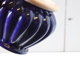 Grote bloempot blauw