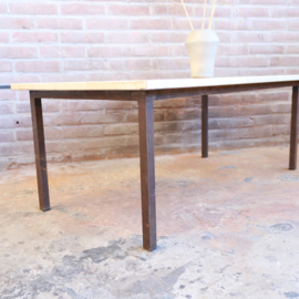 Vintage travertin salontafel