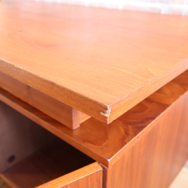 Vintage groot bureau jaren 60 70