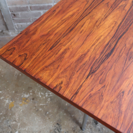 Vintage eettafel Pastoe Cees Braakman uitschuifbaar metaal SM08