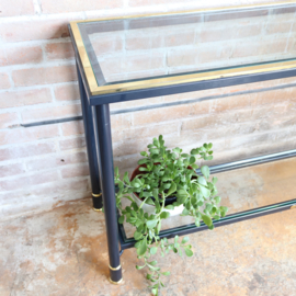 Vintage side table goud