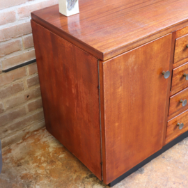 Vintage dressoir hout zwart