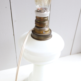 Vintage lamp glas wit