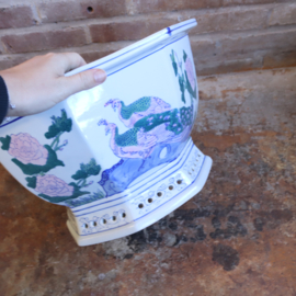 vintage bloempot chinees groot