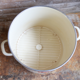 Vintage weckpan pot aardbei
