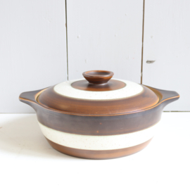 Dekschaal vintage Denby russet engels keramiek