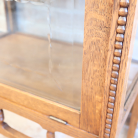 Vintage theekastje glas