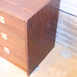Vintage lage lade kast