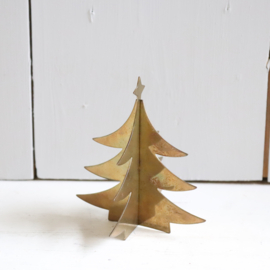 Vintage  Gold plated kerstboom DENMARK