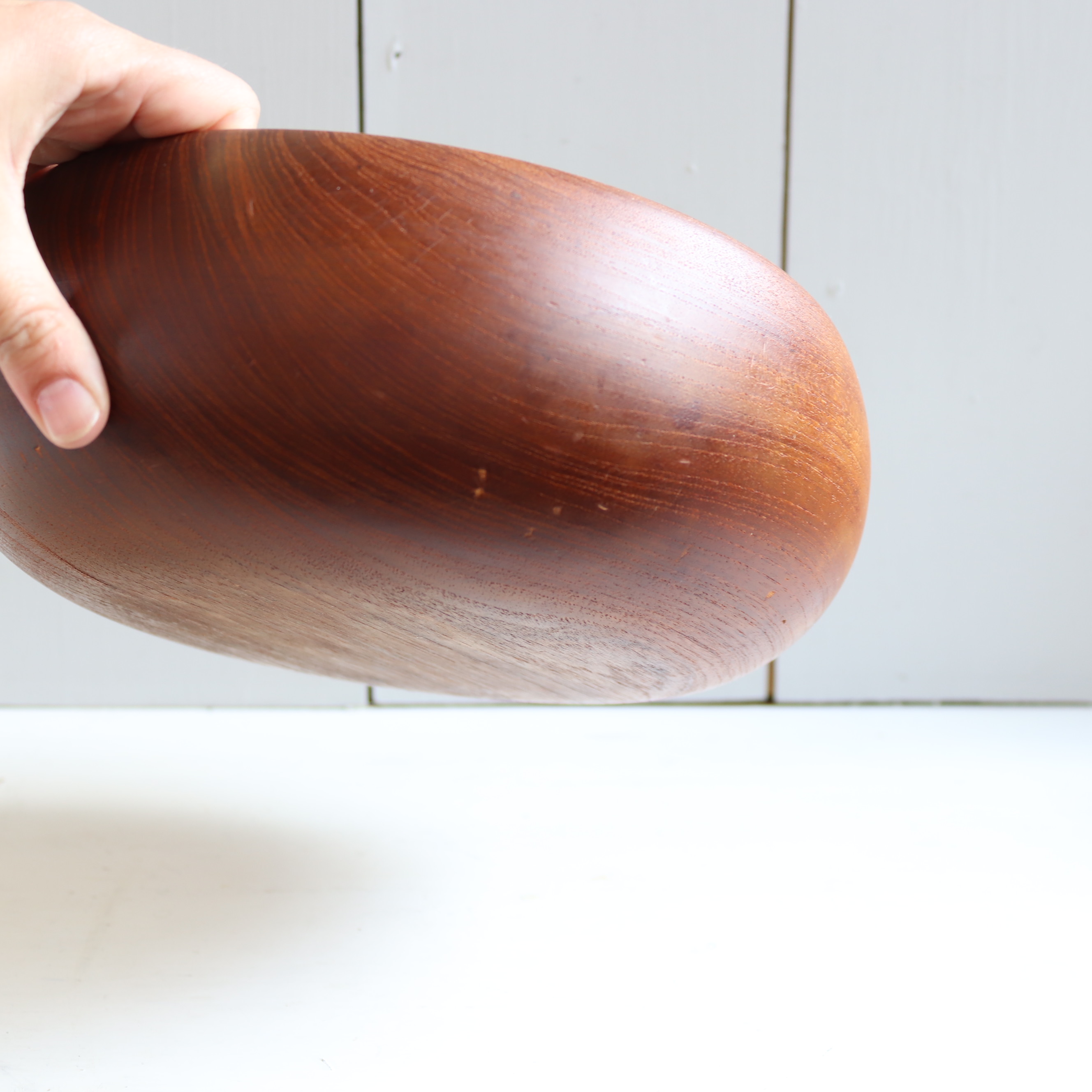 Vintage houten teak schaal
