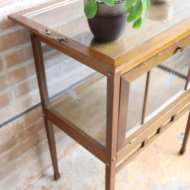 Vintage theekastje glas