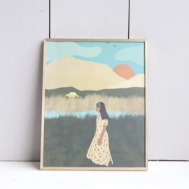 Vintage fotolijst zilver kleur