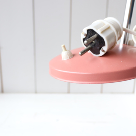 Vintage bureaulamp roze