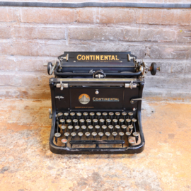 Vintage typemachine groot zwart continental