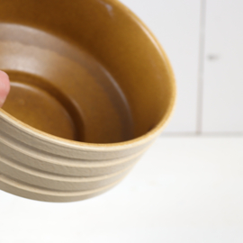 Vintage jaren 70 bloempot beige