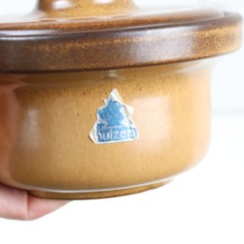 Vintage voorraad pot driehoek huizen