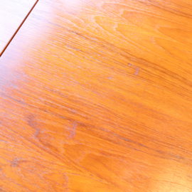 Vintage eettafel vierkant  uitschuifbaar