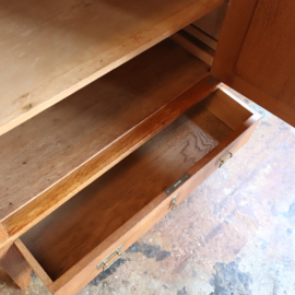 Vintage kledingkast spiegelkast jaren 30 hang leg demontabel