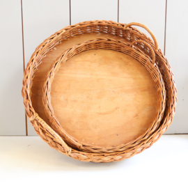 Vintage set mand laag dienblad