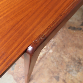 Vintage eettafel uitschuifbaar groot jaren 60