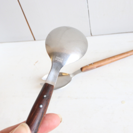 Vintage teak deens sla bestek