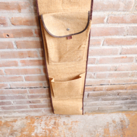 Vintage wand organizer jute camping